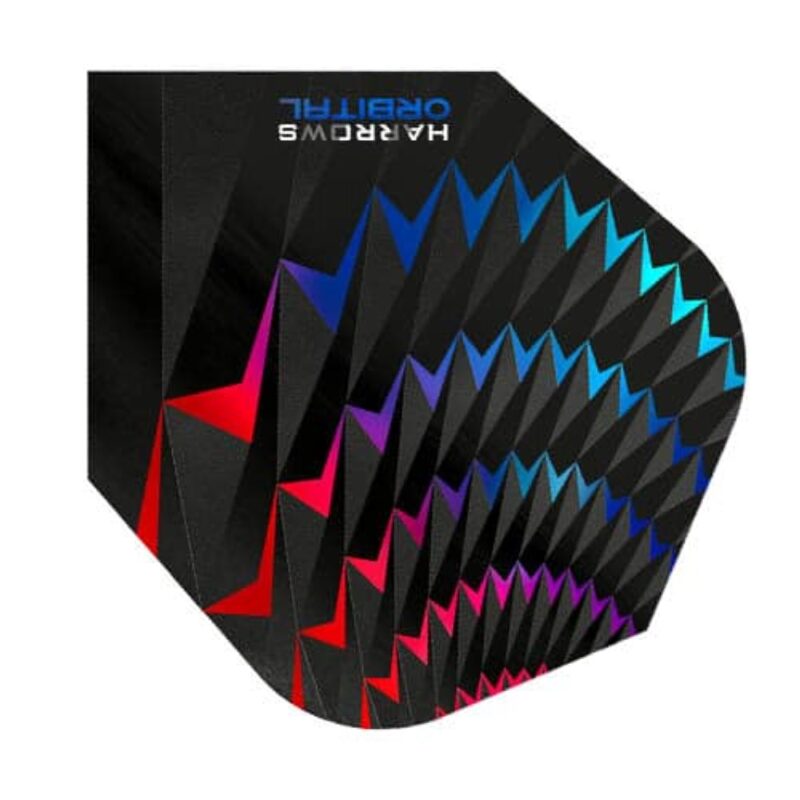 Billaresbalsalobre Plumas Harrows Darts Flights Orbital Aqua Red  4801 - Imagen 2