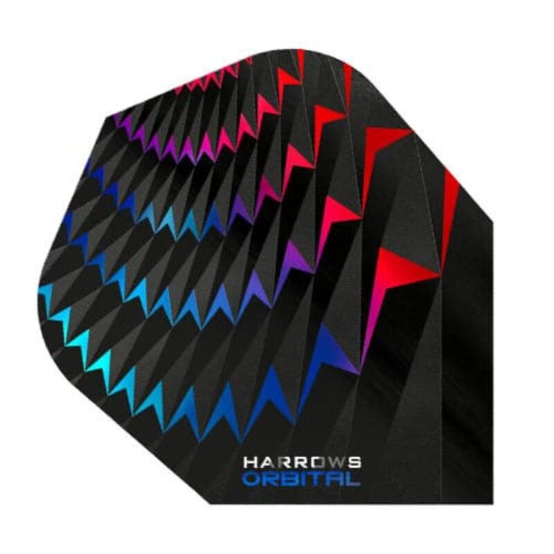 Billaresbalsalobre Plumas Harrows Darts Flights Orbital Aqua Red  4801 - Imagen 3