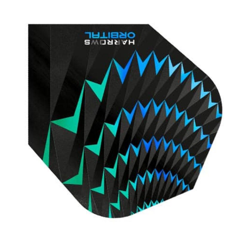 Billaresbalsalobre Plumas Harrows Darts Flights Orbital Aqua Jade  4803 - Imagen 2