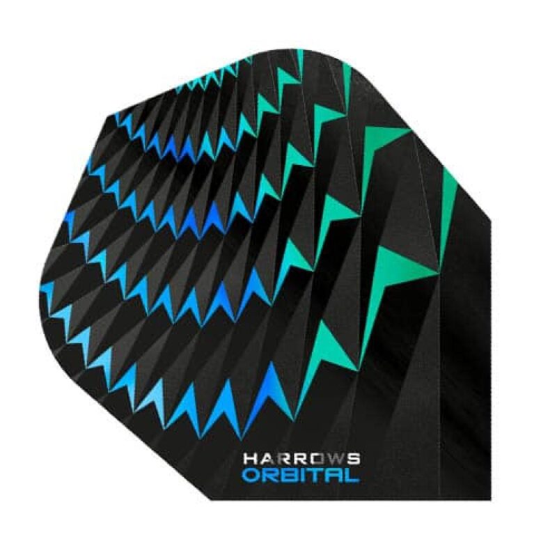Billaresbalsalobre Plumas Harrows Darts Flights Orbital Aqua Jade  4803 - Imagen 3
