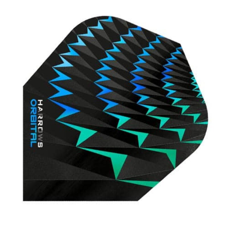 Billaresbalsalobre Plumas Harrows Darts Flights Orbital Aqua Jade  4803