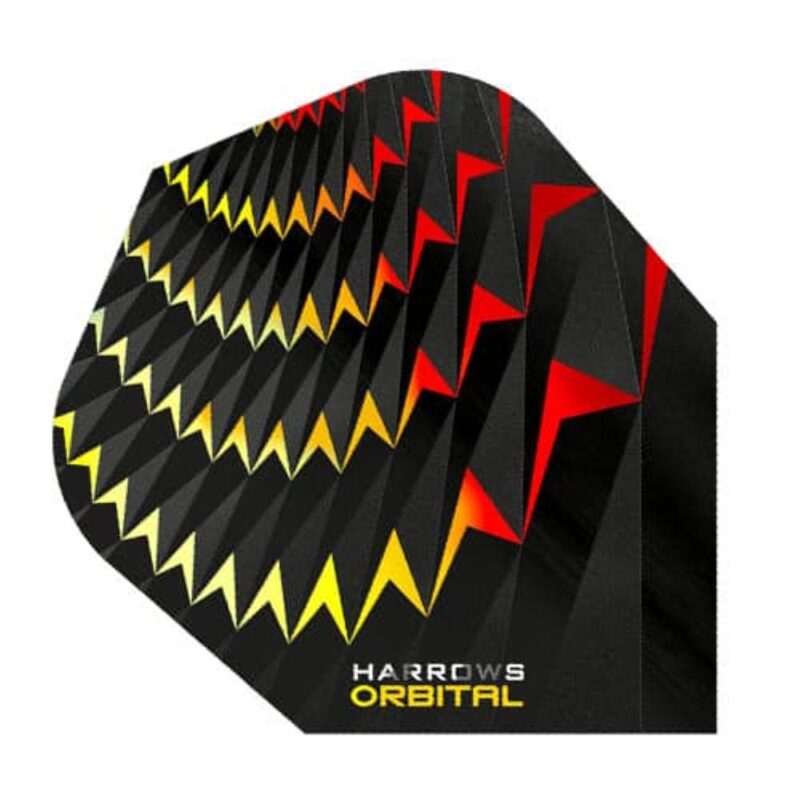 Billaresbalsalobre Plumas Harrows Darts Flights Orbital Amarillo Rojo  4800 - Imagen 3