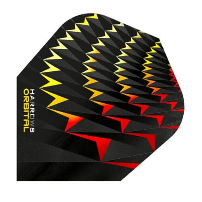 Billaresbalsalobre Plumas Harrows Darts Flights Orbital Amarillo Rojo  4800