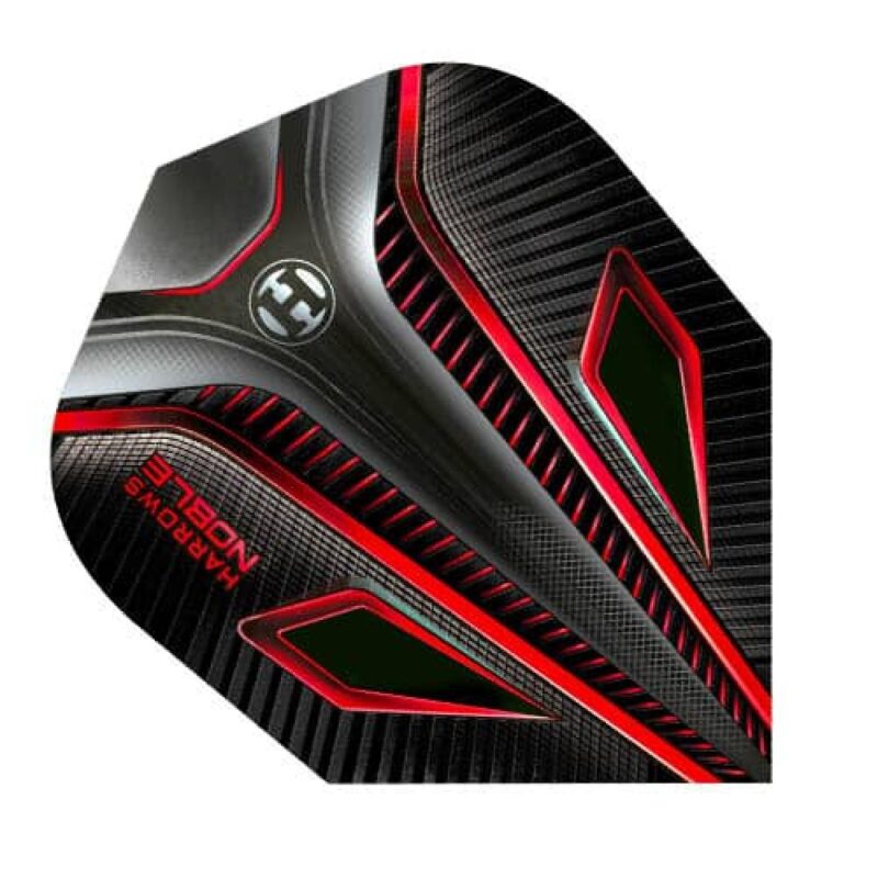 Billaresbalsalobre Plumas Harrows Darts Flights Noble Rojo 2701 - Imagen 3