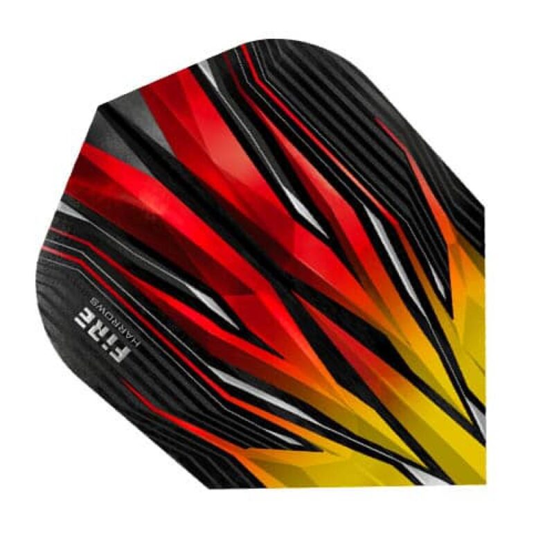 Billaresbalsalobre Plumas Harrows Darts Flights Fire Naranja  1102. - Imagen 3