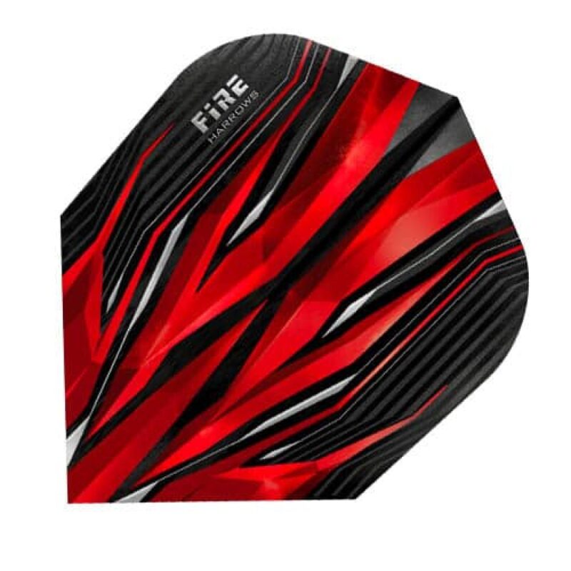 Billaresbalsalobre Plumas Harrows Darts Flights Fire Rojo  1100