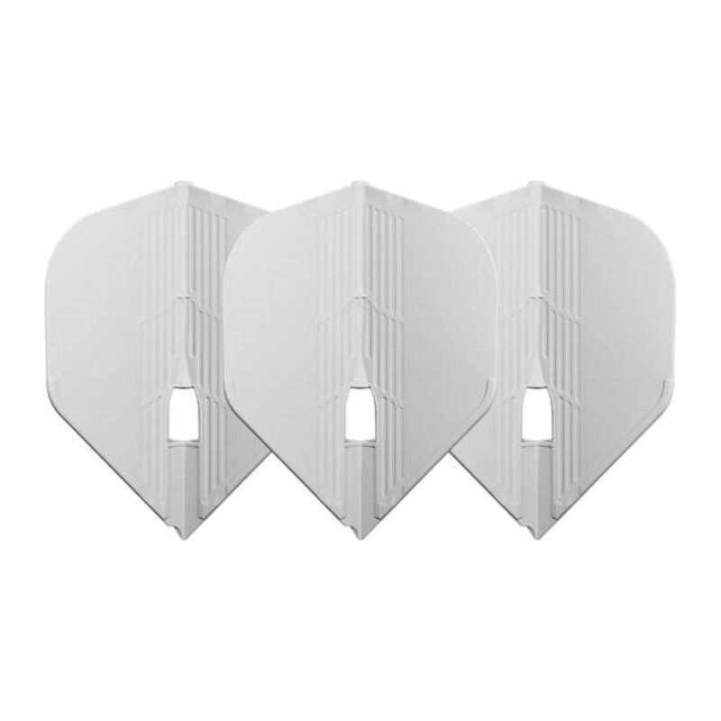 Billaresbalsalobre Plumas L-Style Kami L1 Pro Standard Flights Blanco  L1KPRO-KAMI-WH - Imagen 2
