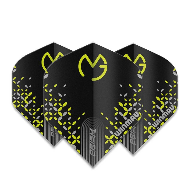Billaresbalsalobre Plumas Winmau Darts Prism Delta Michael Van Gerwen Black Green  6915.216 - Imagen 2