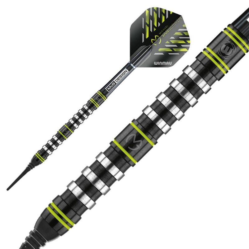Billaresbalsalobre Dardos Winmau Michael Van Gerwen MvG Design Assault 90% 20gr 2446.20 - Imagen 2