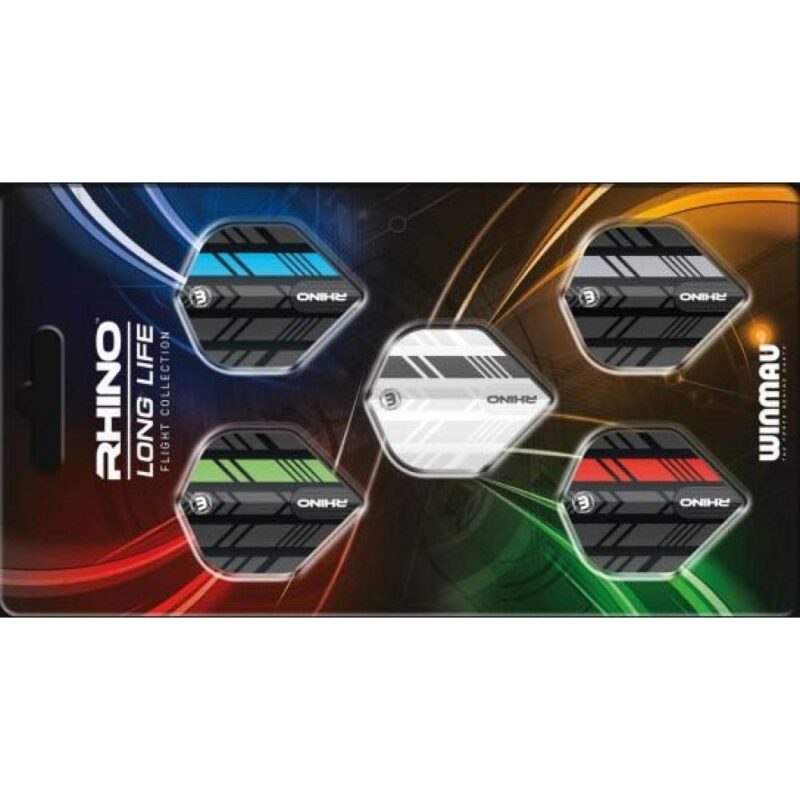 Billaresbalsalobre Plumas Winmau Darts Rhino Long Life Flight Collection  8123 - Imagen 3