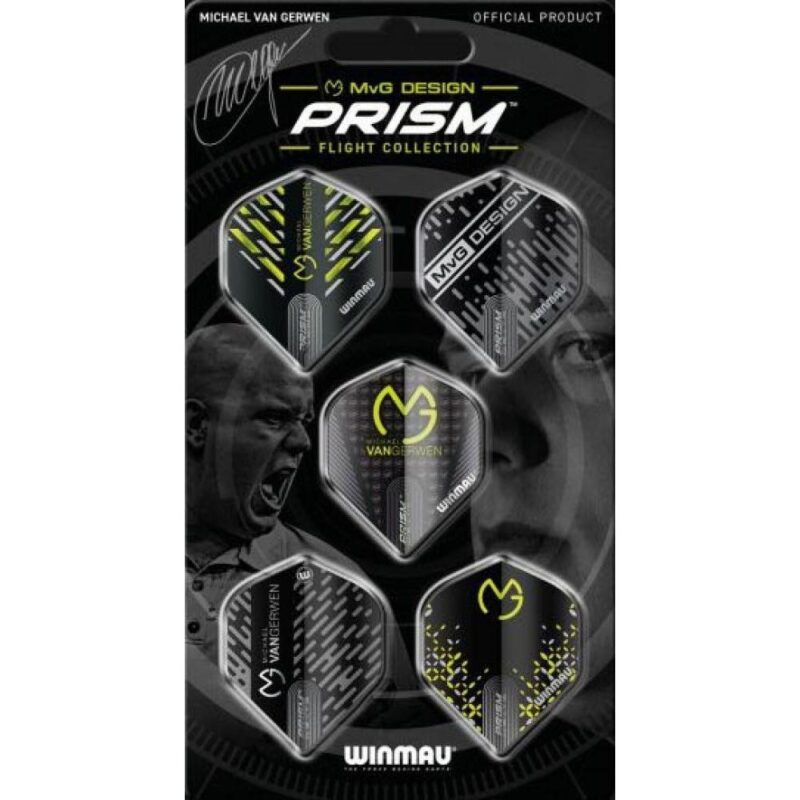 Billaresbalsalobre Plumas Winmau Darts MvG Design Prism Flight Collection 2  8124