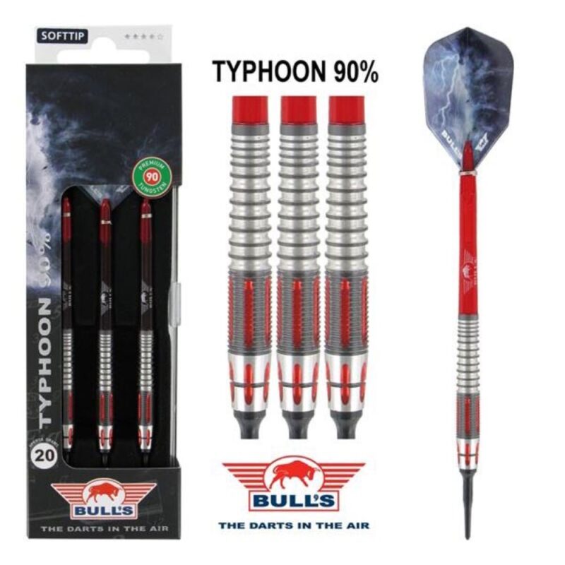 Billaresbalsalobre Dardos Bulls Darts Typhoon 90% 20g  18720 - Imagen 2