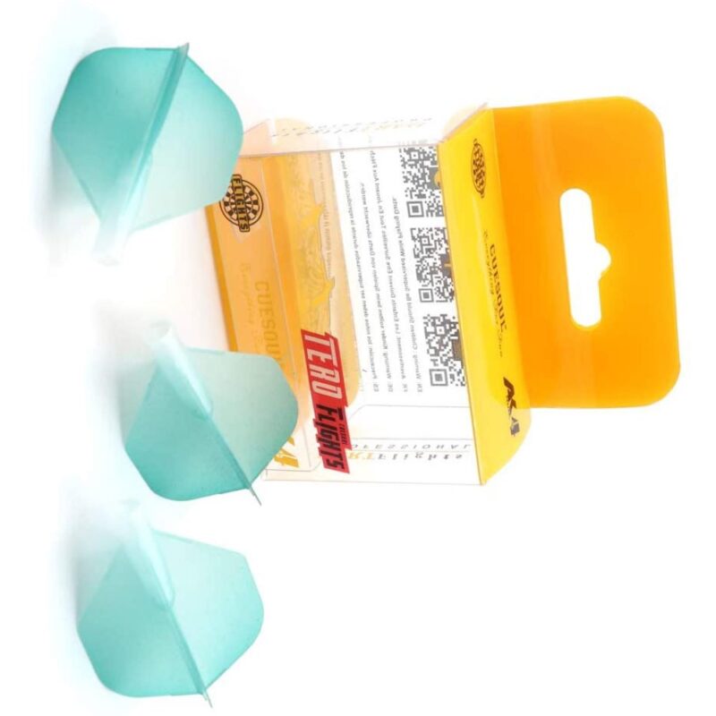 Billaresbalsalobre Plumas Flights Darts Cuesoul Tero AK4 Standard Gradation Jade  AK4+1JB - Imagen 3