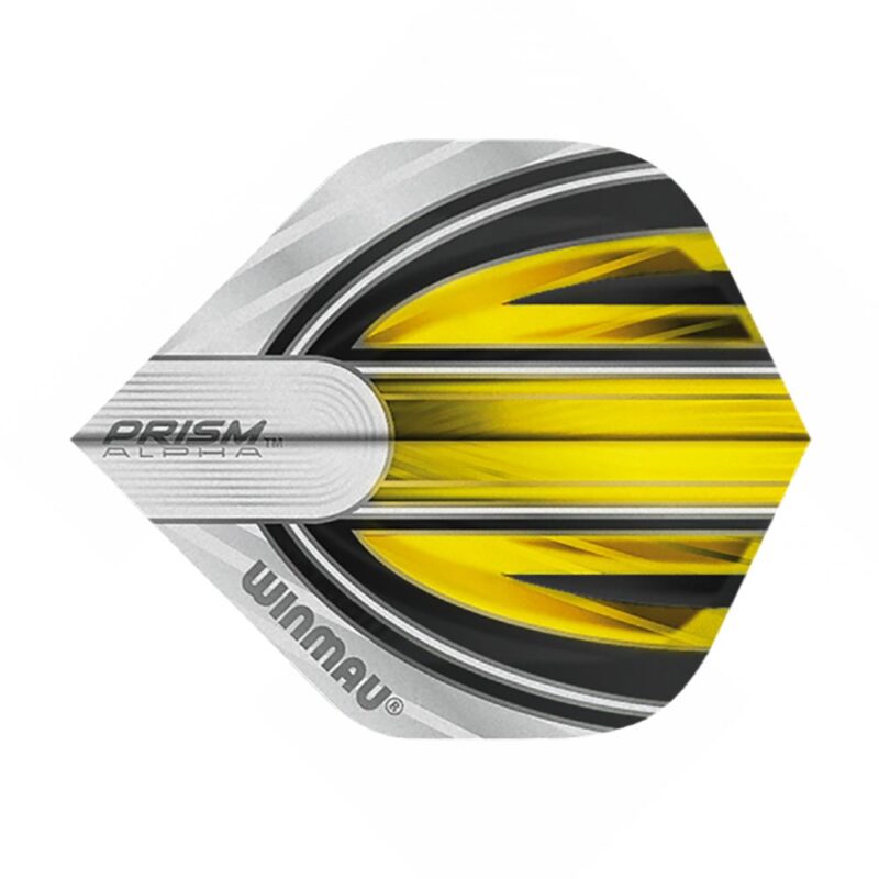 Billaresbalsalobre Pluma Winmau Prism Alpha Standard Blanco y Amarillo 6915.170 - Imagen 2