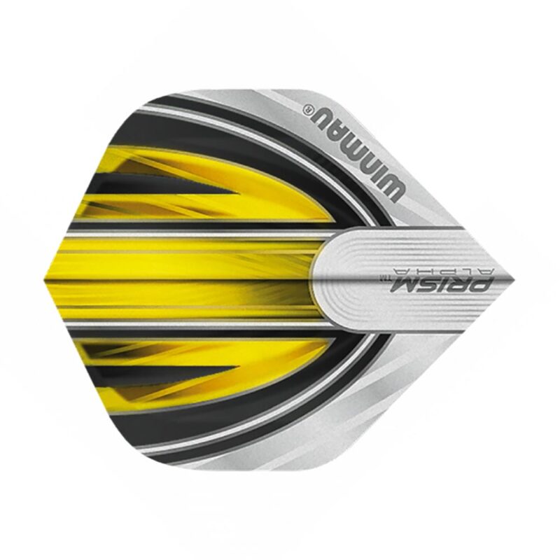 Billaresbalsalobre Pluma Winmau Prism Alpha Standard Blanco y Amarillo 6915.170 - Imagen 3