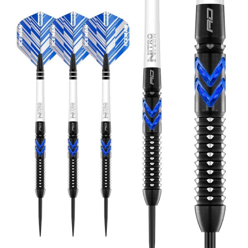 Billaresbalsalobre Dardos Red Dragon Gerwin Price Blue Ice 90% 24gr RDD2255 - Imagen 3