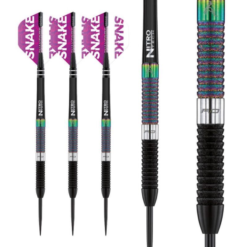 Billaresbalsalobre Dardos Red Dragon Peter Wright Snakebite World Champion Diamond Fusion 90% 22gr RDD2269 - Imagen 3