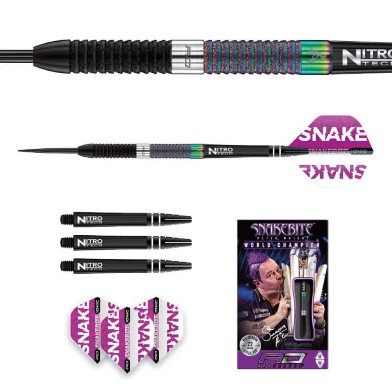 Billaresbalsalobre Dardos Red Dragon Peter Wright Snakebite World Champion Diamond Fusion 90% 22gr RDD2269 - Imagen 5