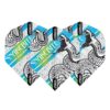 Billaresbalsalobre Plumas Flights Red Dragon Peter Wright Snakebite Hardcore Coiled Snake Blue Standard  TF6562 - Imagen 2