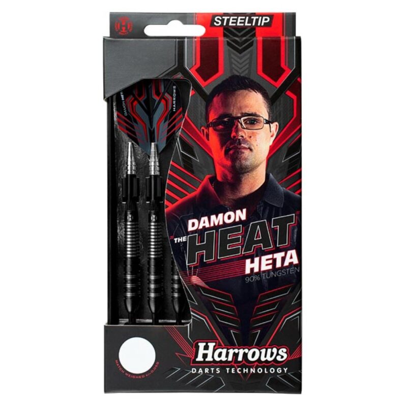 Billaresbalsalobre Dardos Harrows Damon Heta The Heat Steel 90% 25g  BD8183125 - Imagen 3