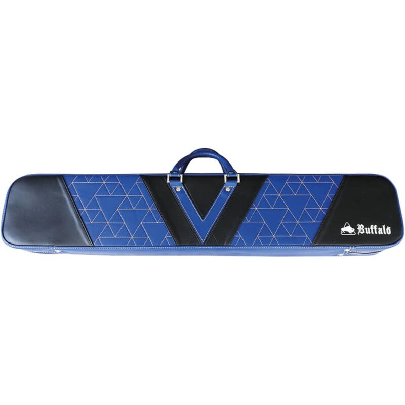 Billaresbalsalobre Funda Taco Billar Buffalo cue bag Pro Deluxe black/blue 2B/6S 3108.932