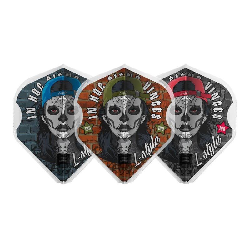 Billaresbalsalobre Plumas Champagne Flights L-Style L1EZ Jesus Noguera v3 Color Mix Standard  sL1EZ-Jesus Noguera v3-CLW