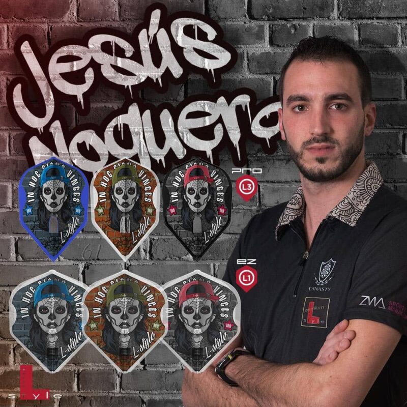 Billaresbalsalobre Plumas Champagne Flights L-Style L3Pro Jesus Noguera v3 Color Mix Shape  sL3PRO-Jesus Noguera v3-MIX - Imagen 2