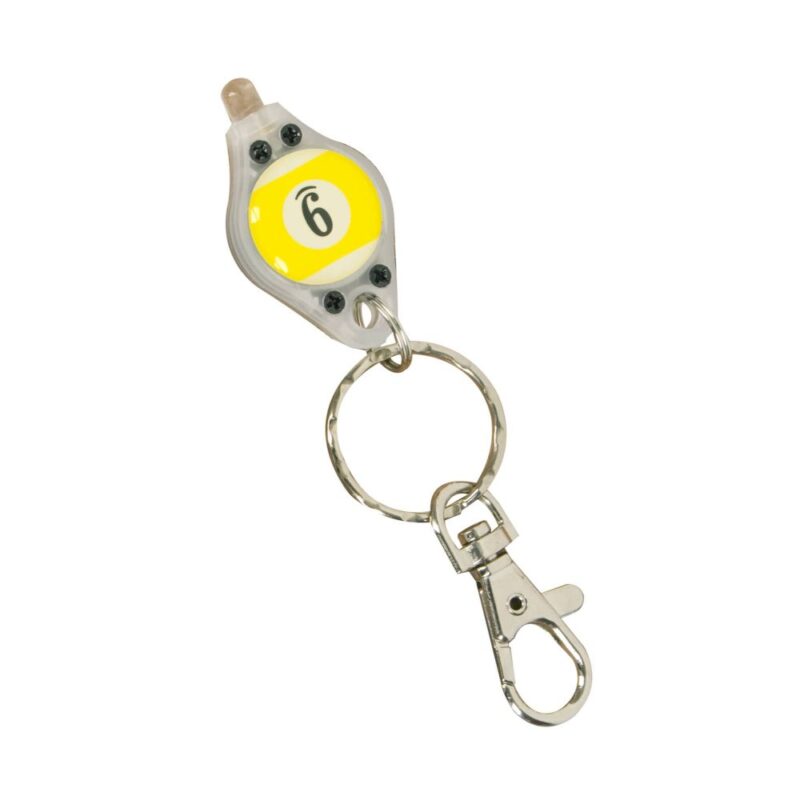 Billaresbalsalobre Llavero con luz LED con diseño de bola nueve 40107009 - Imagen 2