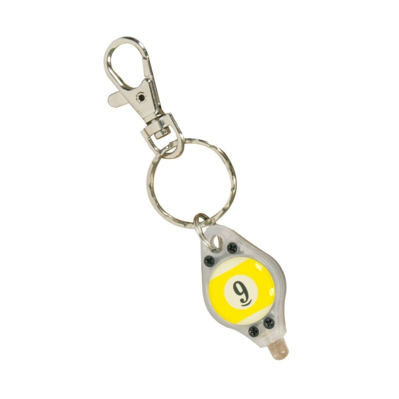Billaresbalsalobre Llavero con luz LED con diseño de bola nueve 40107009 - Imagen 3