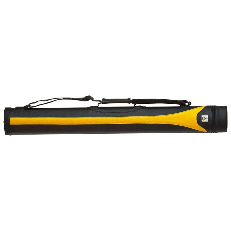 Billaresbalsalobre Funda rígida para taco de billar estilo SY-1 negro y amarillo 85cm 30141620