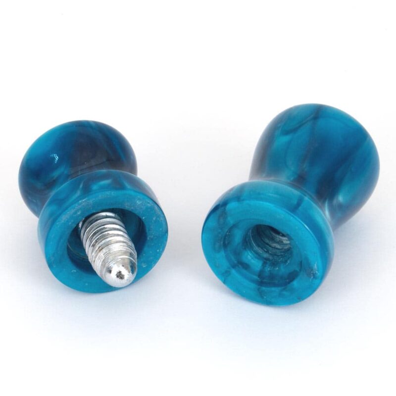 Billaresbalsalobre Protector taco billar americano rosca metal azul 45087140 - Imagen 2