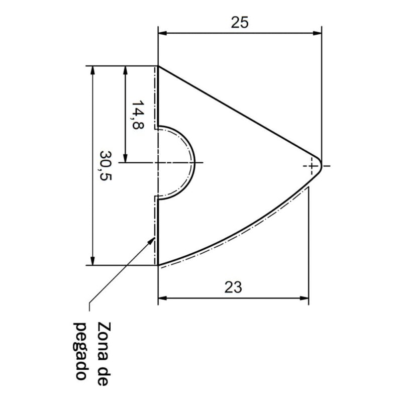 Billaresbalsalobre Juego de 6 Bandas Billar Americano K66 30mm 1.10m - Imagen 3