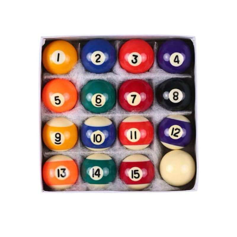 Billaresbalsalobre Juego de mini bolas billar americano 32mm Y11565