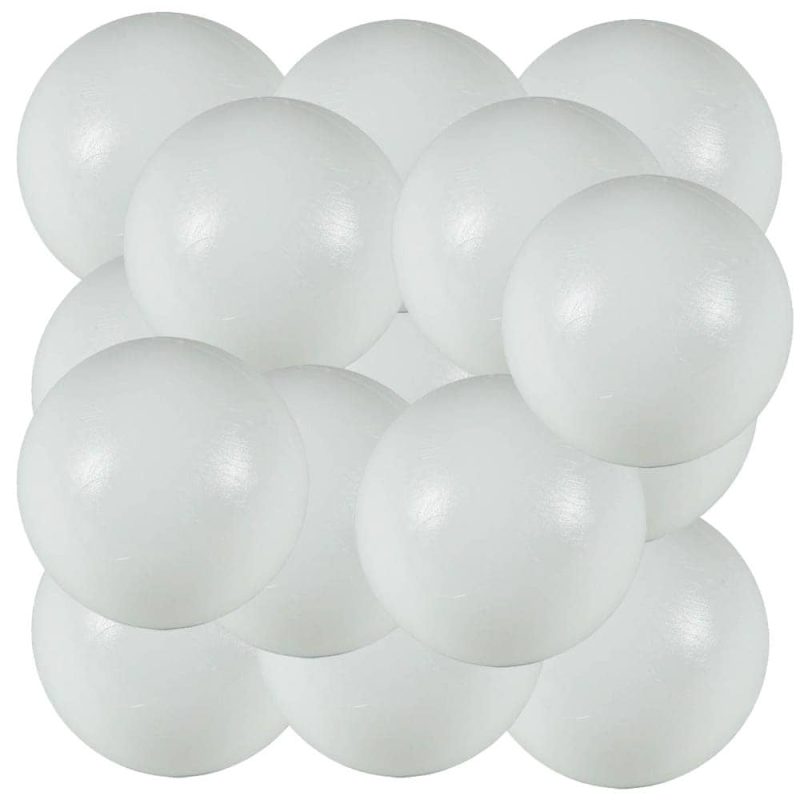 Billaresbalsalobre Bola Futbolin Polietileno Blanco 16gr 33mm 15 unidades