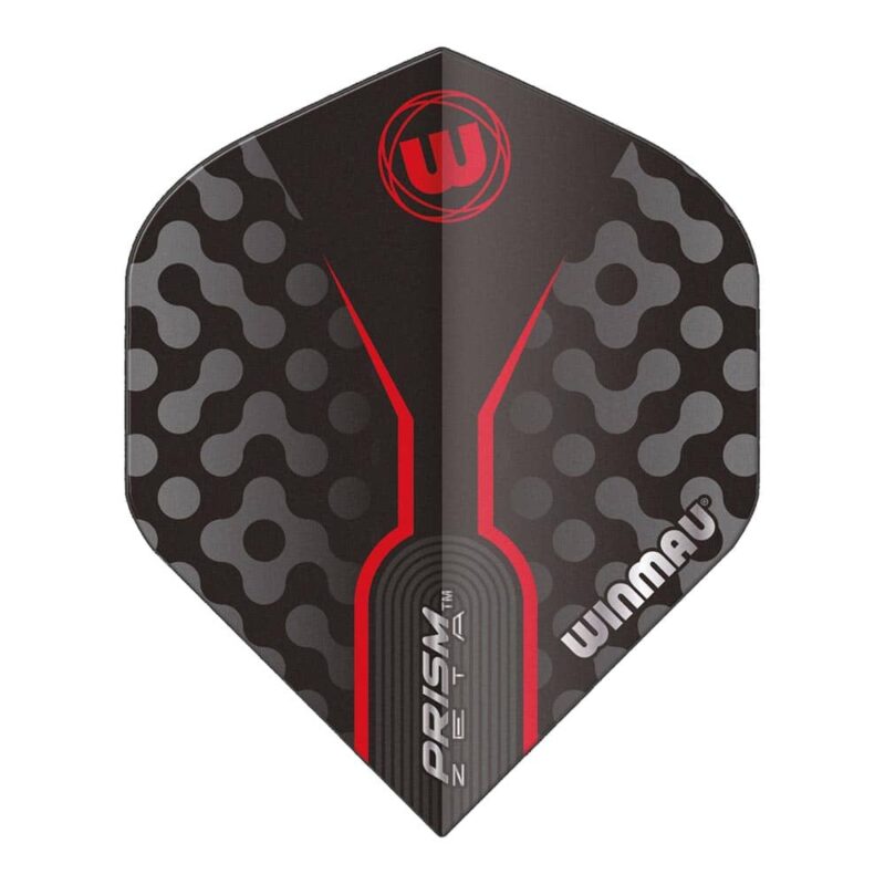 Billaresbalsalobre Plumas Winmau Darts Prism Zeta Black, Grey Red Standard 6915.306