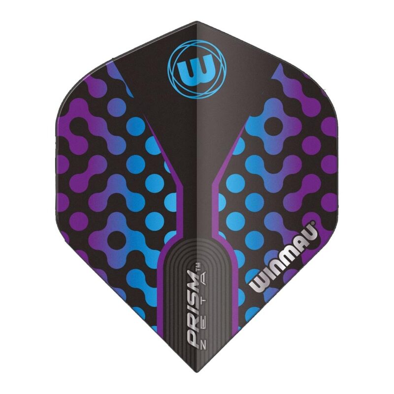 Billaresbalsalobre Plumas Winmau Darts Prism Zeta Black, Purple Blue Standard 6915.310