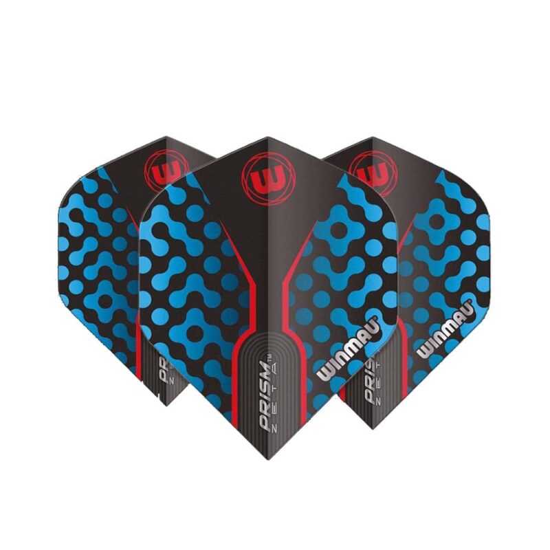 Billaresbalsalobre Plumas Winmau Darts Prism Zeta Black, Blue Red Standard 6915.307 - Imagen 3