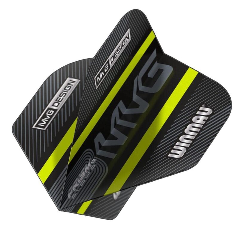 Billaresbalsalobre Plumas Winmau Darts Prism Alpha MVG 2021 Black Green Standard 6915.188 - Imagen 2