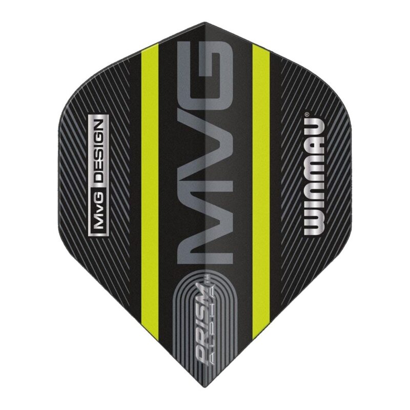 Billaresbalsalobre Plumas Winmau Darts Prism Alpha MVG 2021 Black Green Standard 6915.188