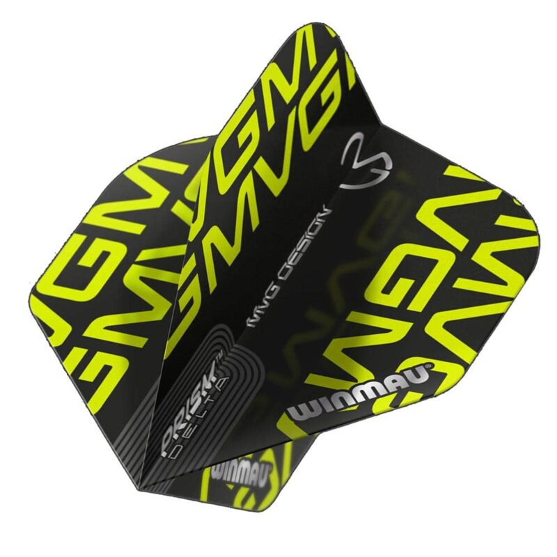 Billaresbalsalobre Plumas Winmau Darts Prism Delta MvG 2021 Black Print Standard 6915.221 - Imagen 2