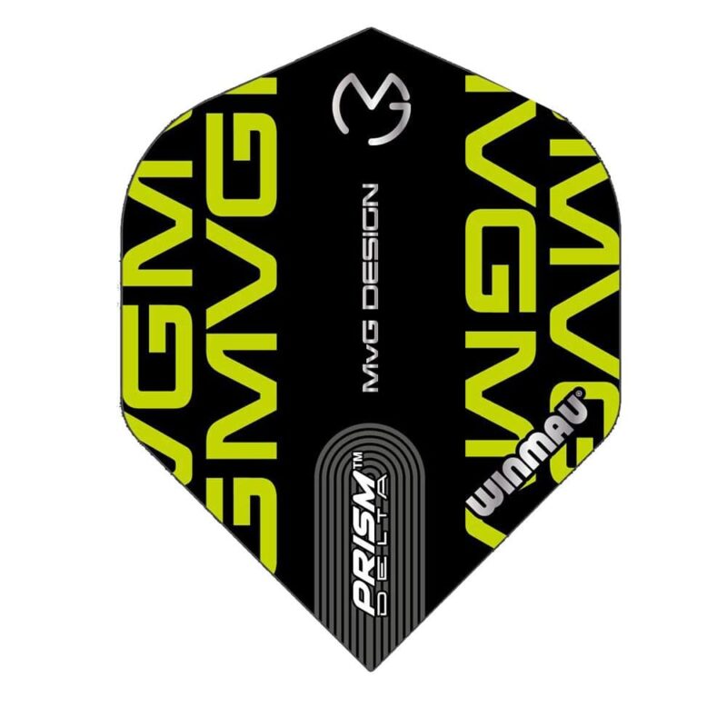 Billaresbalsalobre Plumas Winmau Darts Prism Delta MvG 2021 Black Print Standard 6915.221