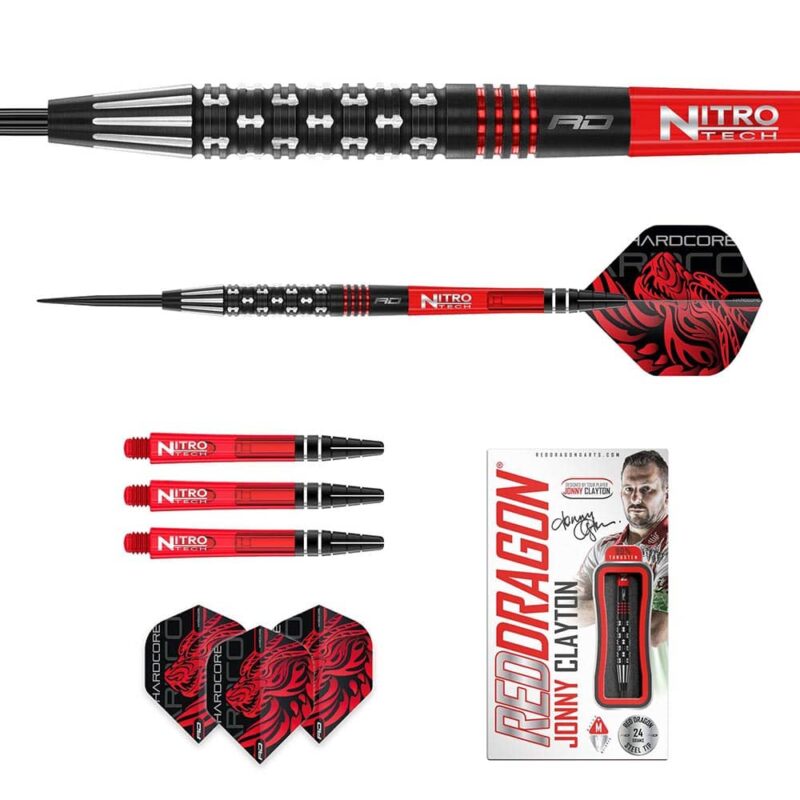Billaresbalsalobre Dardos Red Dragon Jonny Clayton Premier League 90% 24gr RDD2325 - Imagen 5