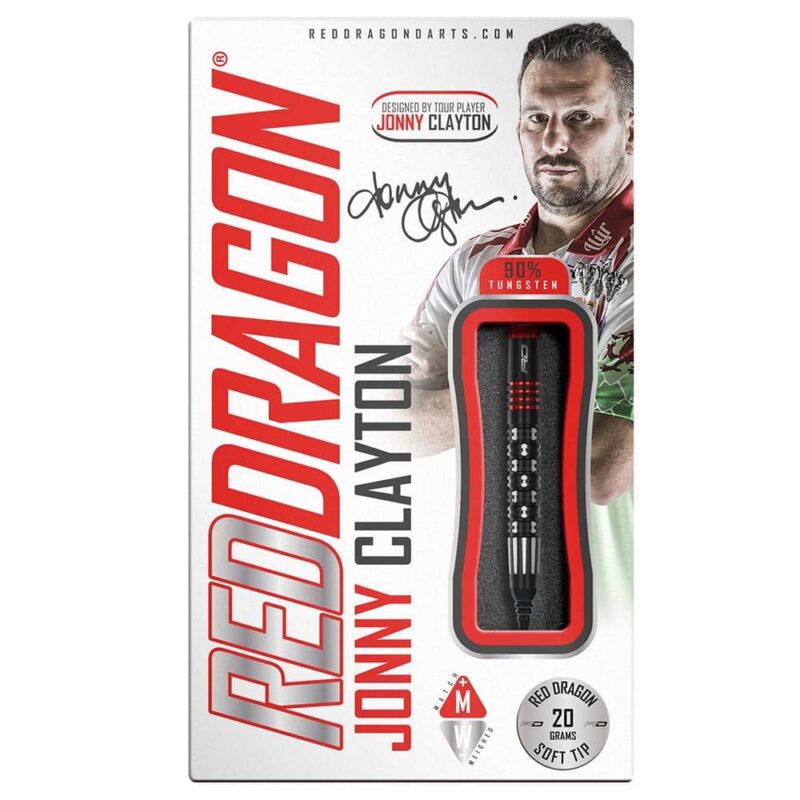 Billaresbalsalobre Dardos Red Dragon Jonny Clayton Premier League 90% 20gr RDD2328 - Imagen 4