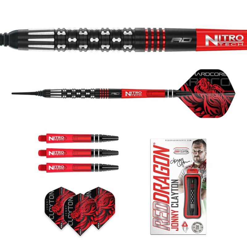 Billaresbalsalobre Dardos Red Dragon Jonny Clayton Premier League 90% 20gr RDD2328 - Imagen 5