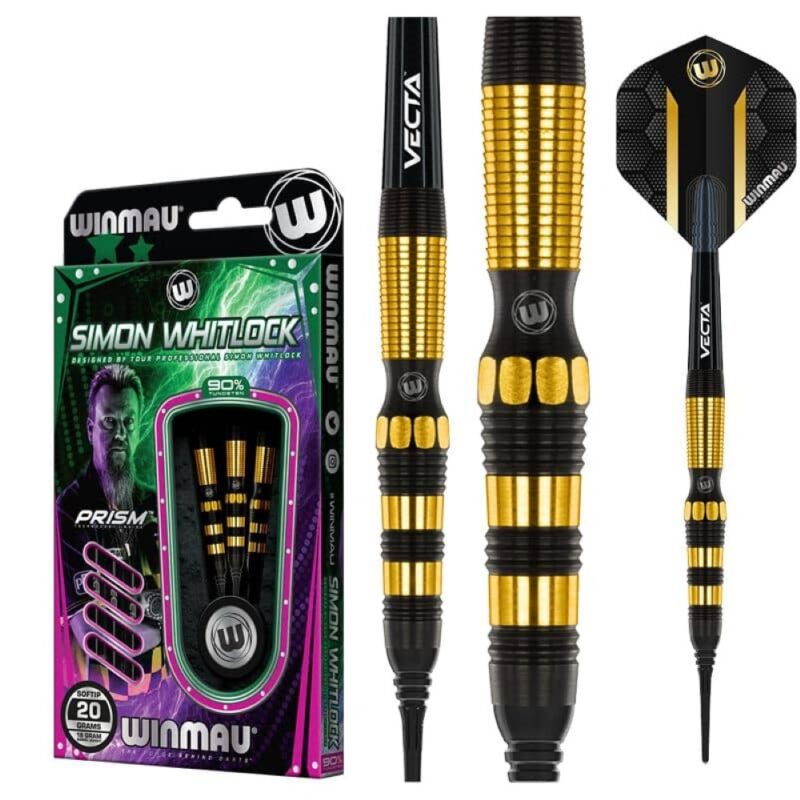 Billaresbalsalobre Dardos Winmau Simon Whitlock Onyx 90% 20gr 2456.20 - Imagen 4
