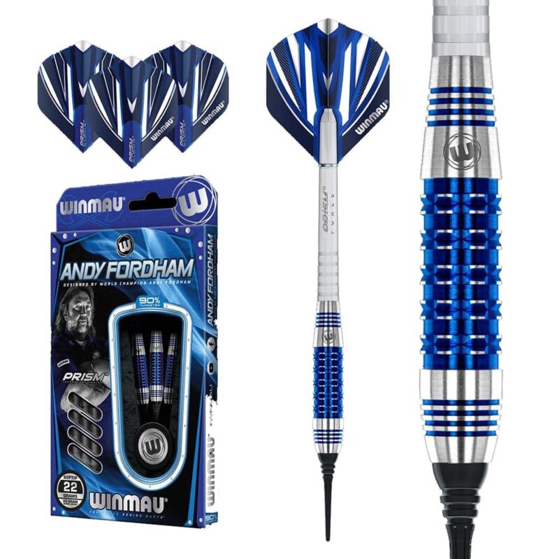 Billaresbalsalobre Dardos Winmau Andy Fordham 90% 22gr 2450.22 - Imagen 3