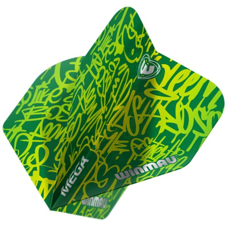 Billaresbalsalobre Plumas Winmau Darts Mega Standard Green 6900.241 - Imagen 2