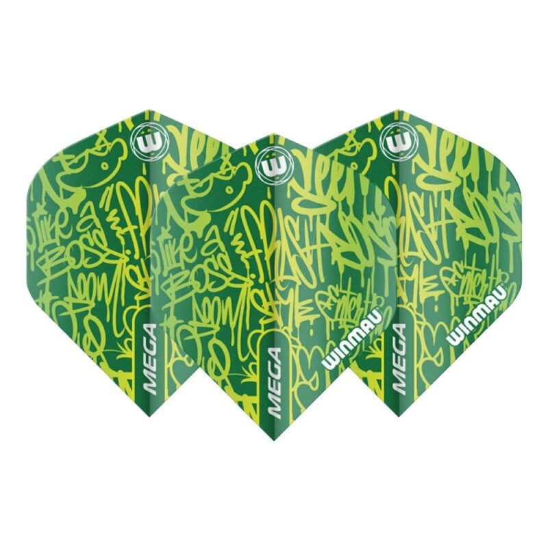 Billaresbalsalobre Plumas Winmau Darts Mega Standard Green 6900.241 - Imagen 3