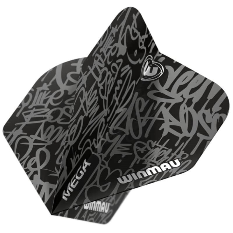 Billaresbalsalobre Plumas Winmau Darts Mega Standard Black 6900.244 - Imagen 2