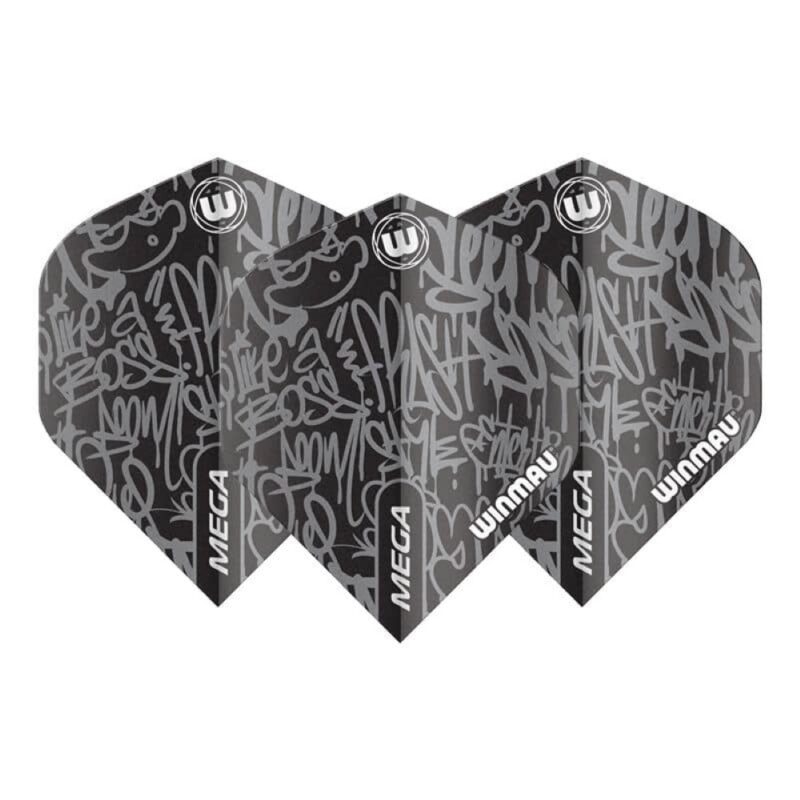 Billaresbalsalobre Plumas Winmau Darts Mega Standard Black 6900.244 - Imagen 3